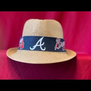 Tan Atlanta Braves fedora